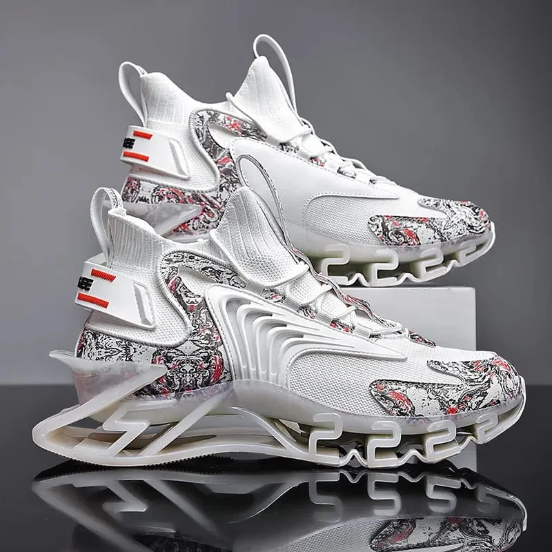 Spring Men Sneakers Breathable Casual Shoes High Quality Antiskid Damping Sports Shoes Outdoor Comfortable Mesh Shoes Zapatillas — image 4