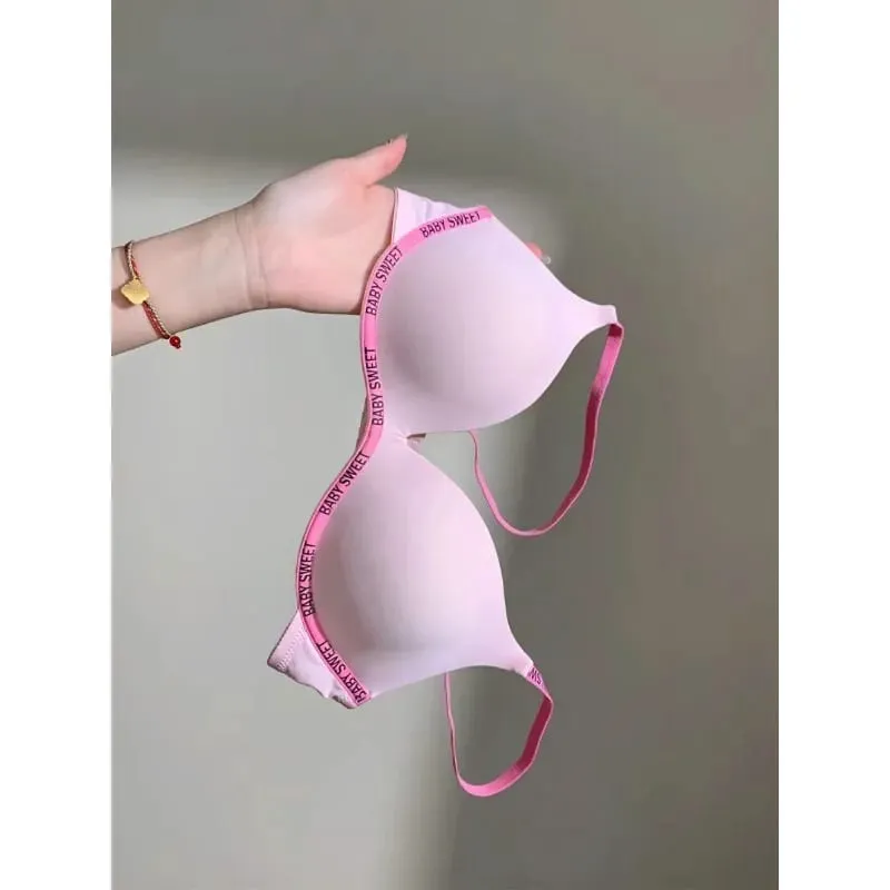 New Trend Dopamine Color Set reggiseno senza cuciture Push Up Piccolo seno Lift Wireless Comfort Beauty Back Daily Casual Plus Size 32-38 — image 5