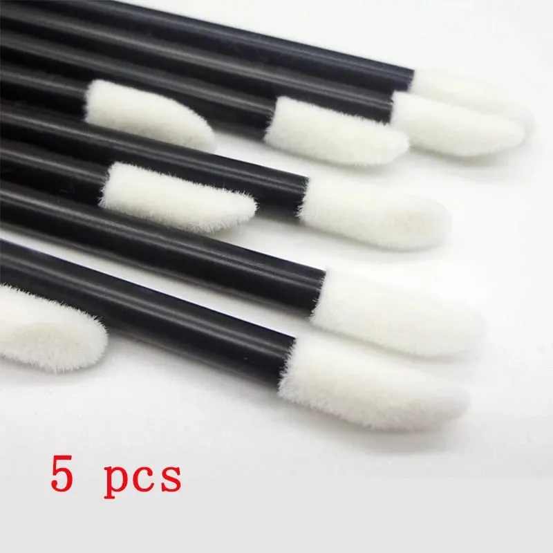 Makeup Brushes 5/50/100 Pcs Black Lip Brushes Applicator Eyelash Brushes Gloss Lipstick Wands Cosmetic Professional Make Up Tool