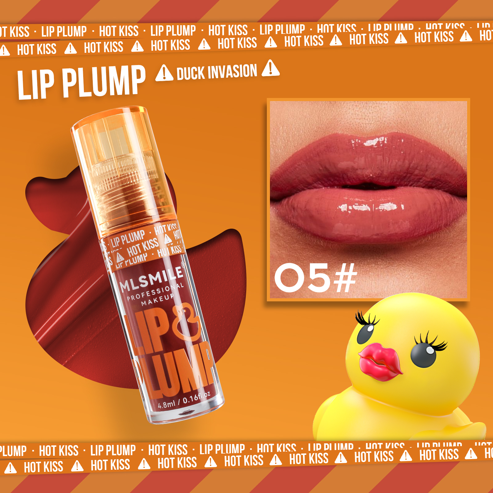 Duck Lip Plump Lip Oil Moisturizing Lip Gloss Mirror Water Nature Long-Lasting Gloss Pearl Lip Glaze Set — image 10