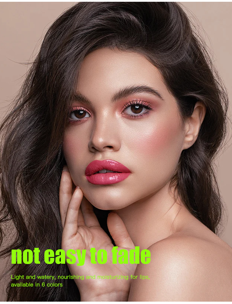 6-tone moisturizing lip gloss luminous oil lip gloss moisturizing transparent liquid lip gloss natural lip enhancer make lips — image 4