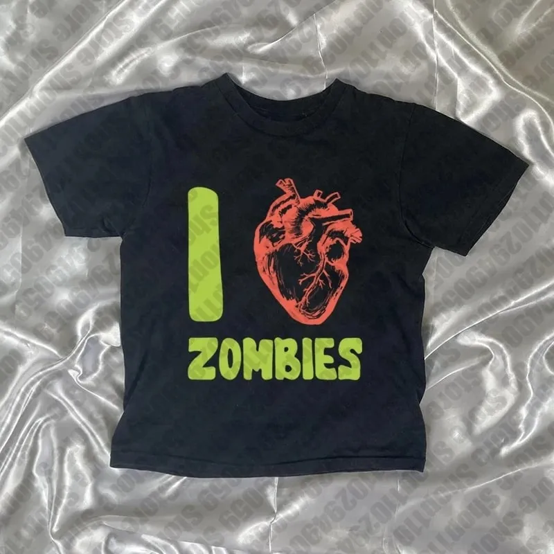 Gothic Emo Girls Camisole Top Crop Top Y2k Clothes Vintage Corset Tank Tops Baby Tees Punk Women's Aesthetic Letter Grunge Print — image 5