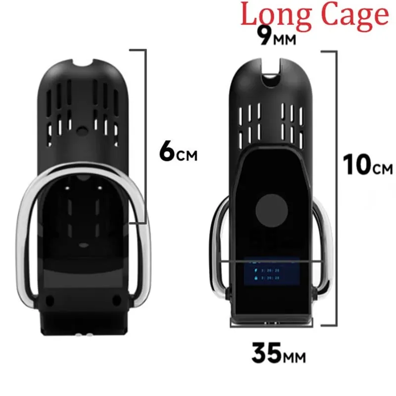 Cellmate Pro Male Chastity Cage APP Control Remote Electric Shock Penis Cock Cage Ring Chastity Belt Sex Toys For Men Gay — image 5