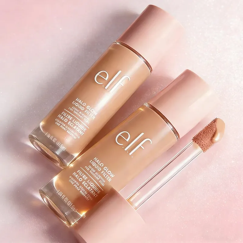 ELF 3 New Shades Halo Glow Liquid Filter Liquid Foundation Complexion Looks Healthy and More Radiant Base Makeup Beauty Products — image 5