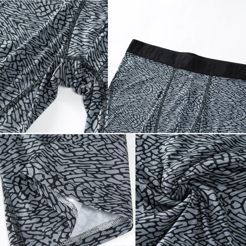 Long Leg 3pcs Pack Men Panties Polyester Underwear Male Brand Boxer And Underpants For Homme Lot Luxury Set Sexy Shorts Slip — image 3