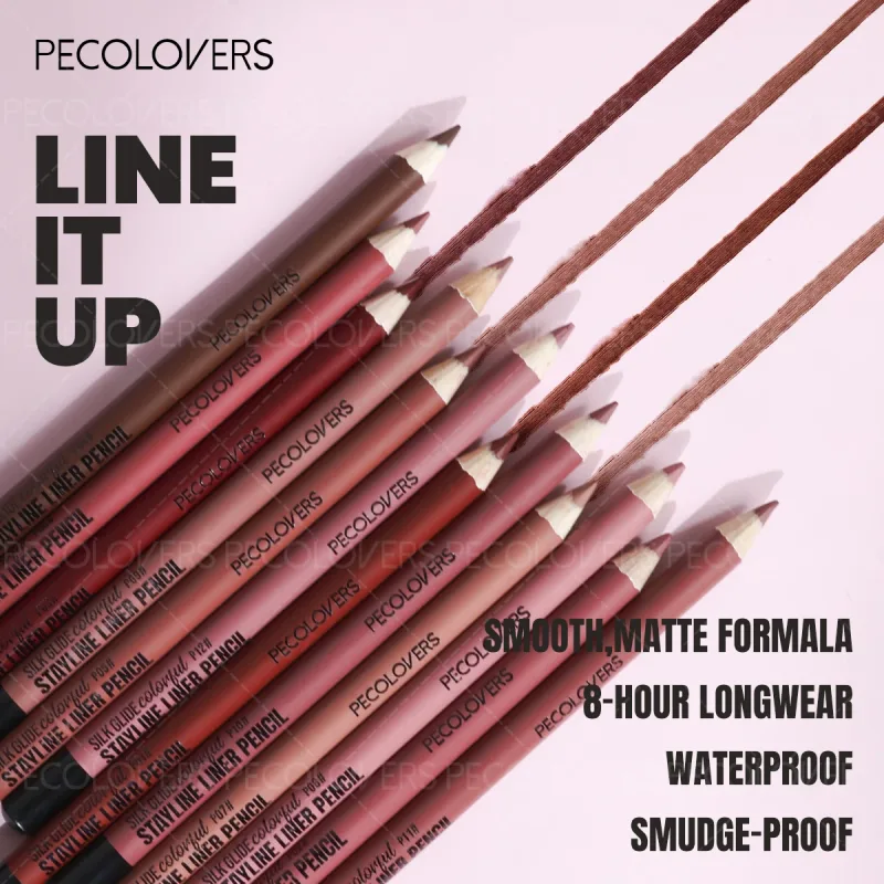 Matte Lipliner Second Back Lip Contour Plump and Charming Lips Non Drying Waterproof Lip Cosmetics Suitable for Beginners