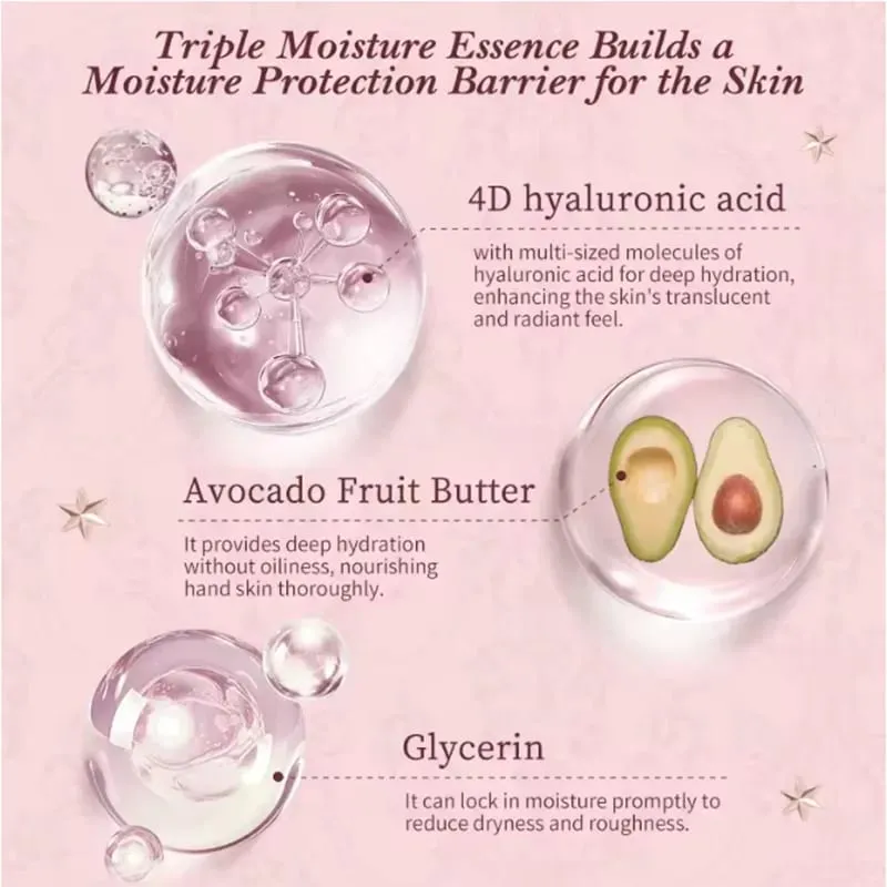 Flowerknows Strawberry Cupid Scented Hand Cream Moisturising Nourishing Skin Care Lotions for Women Whitening Cream Make Up — image 6