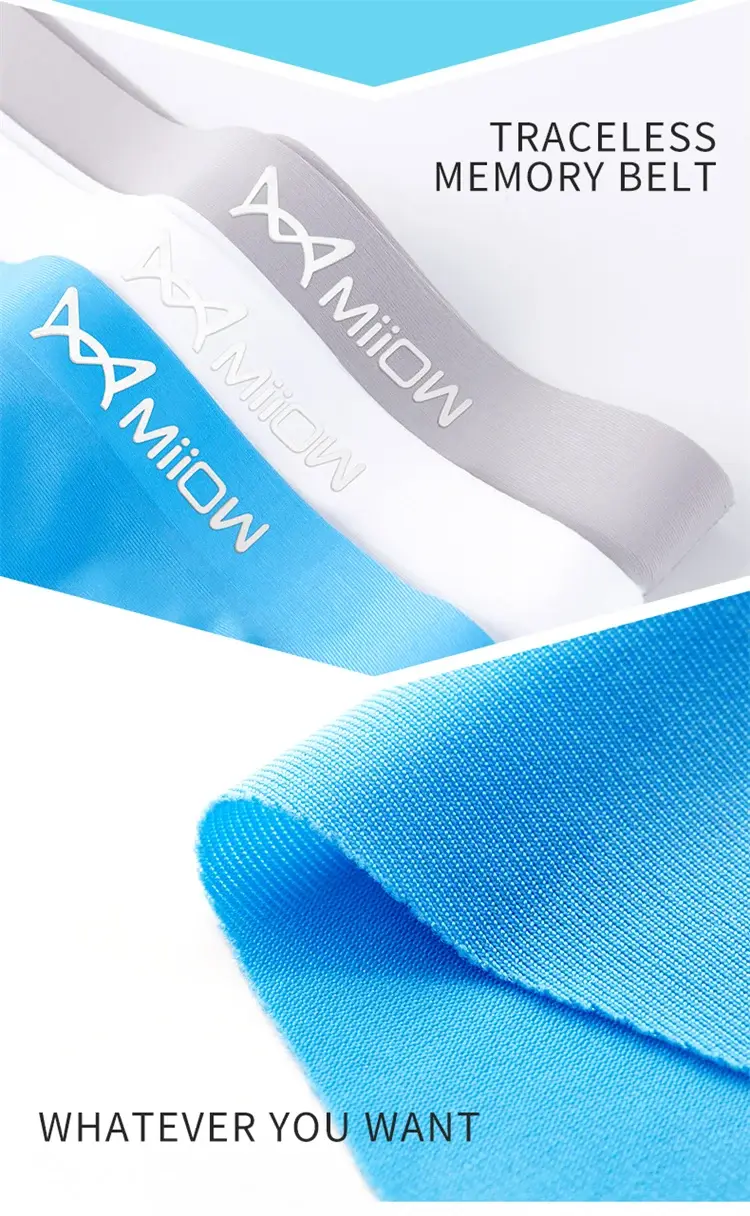 MiiOW 3Pcs Sexy Seamless Boxer Men UnderwearA Graphene Men Boxer Antibacterial Ice Silk Man Underwear Male Boxers MR8052 — image 18