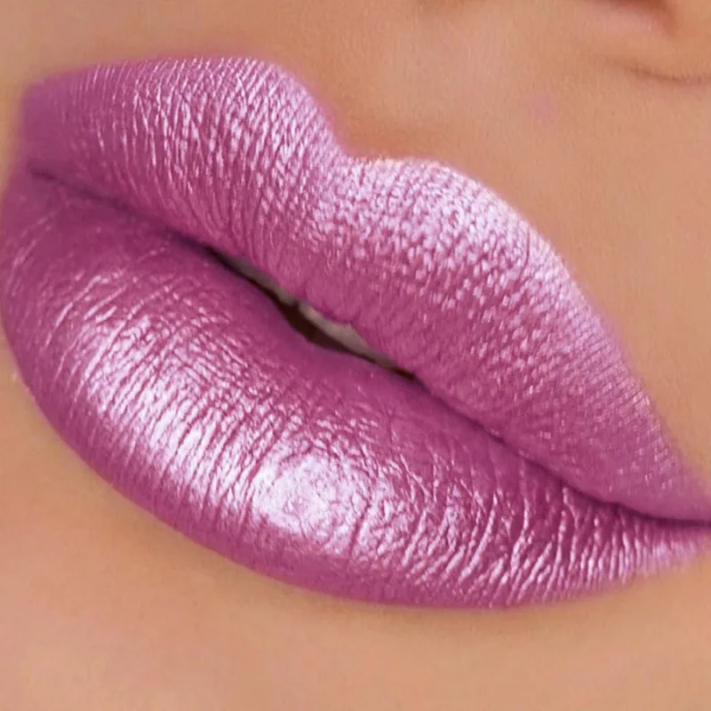 1PC glitter metallic lipstick finish hydrating 19 colors red pink sparkling highly pigmented lip tints lips makeup gifts cosmet — image 11