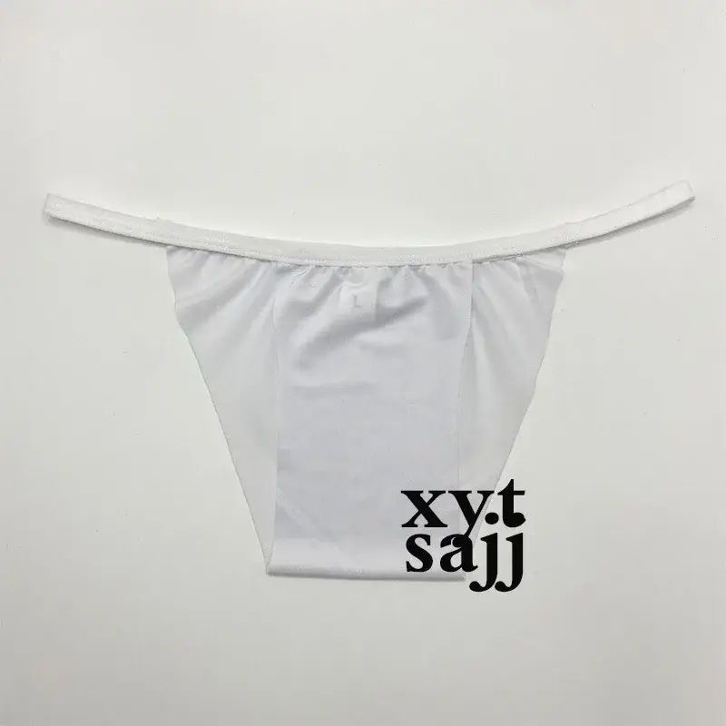 Sous-vêtements triangulaires unisexes taille basse, moulage une pièce, couleur unie, conception non élastique, confort non contraignant, culotte sexy — image 7
