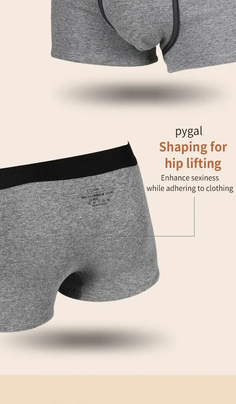 Men's thermal underwear with fleece and thickened pants, autumn and winter cold-proof shorts, sporty straight-leg underpants — image 3