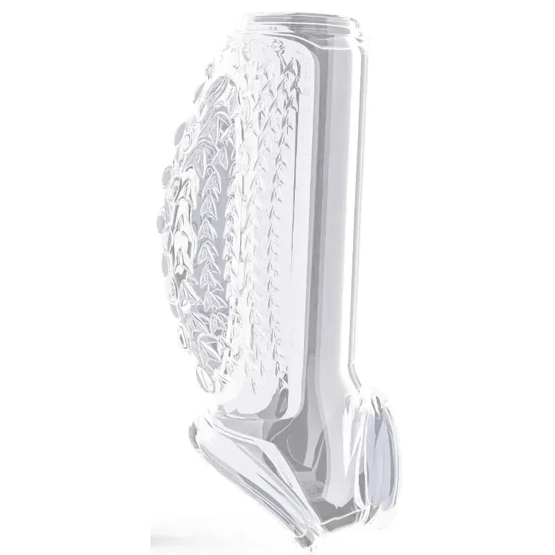 Reusable Penis magnify Cock Rings Delay Ejaculation Penis Condoms Dick Sleeve Silicone Glans Cover Enlargement Sex Toys For Men — image 10