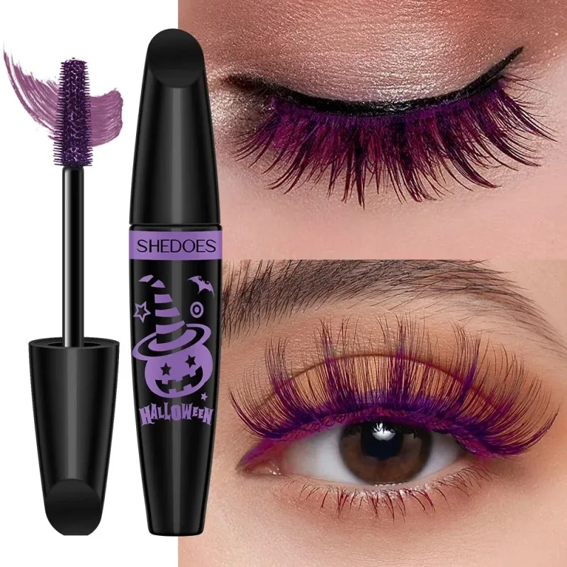 10 Color Waterproof Volumizing Mascara Smudge-Proof Curling Long-Lasting Sapphire Blue Pink Mascara for Bold Eye Look Cosmetics — image 8
