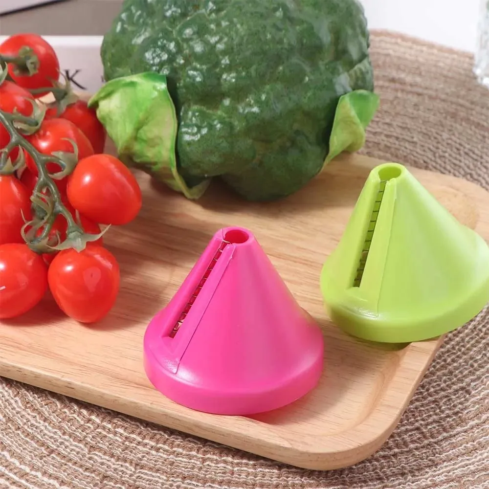 Kitchen Accessories Conical Spiral Shredder Rust-proof Anticorrosive Rotary Shredder Plastic Vegetable Slicer Potato — image 5