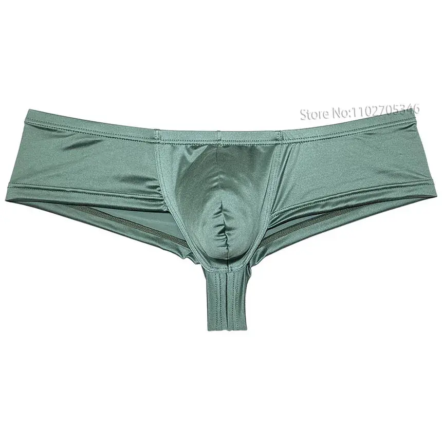 Cheeky Briefs Men's Bikini Underwear Enhance Contour Pouch Tangas Micro Boxershorts Sexy Low Rise Trunks Comfy Silky Breathable — image 12
