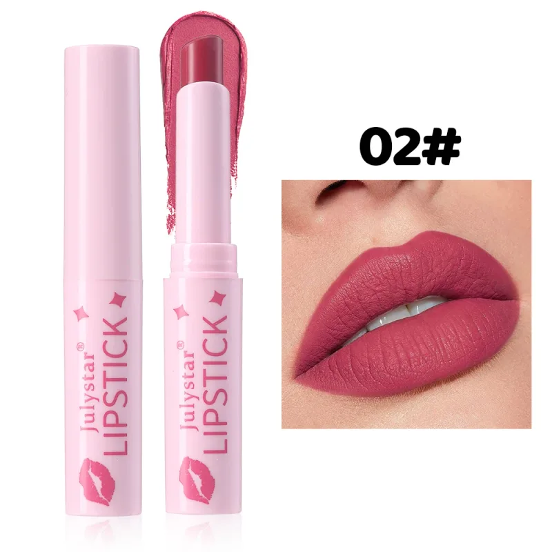 Brown Matte Velvet Lipstick for Makeup 8 Colors Waterproof Matte Contour Tint Lipstick Pen Long Lasting Sexy Pink Red Lip Glaze