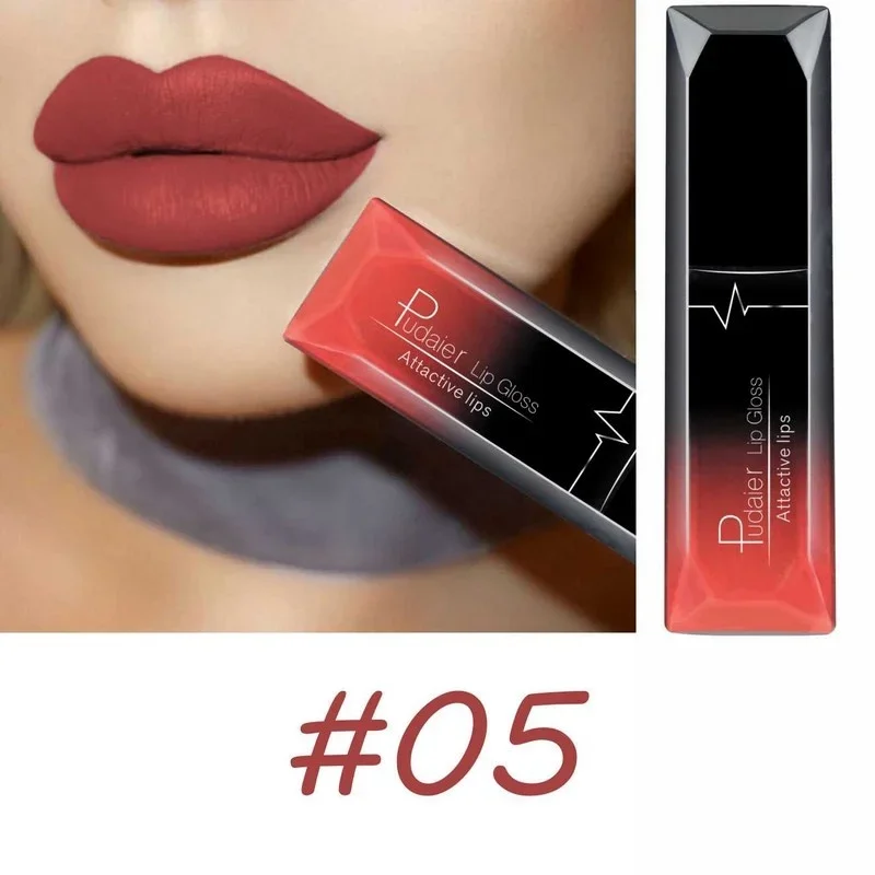 Velvet Matte Liquid Lipstick Waterproof 17 Long Lasting Colors Non Stick Cup Kissproof Smooth Soft Lip Tint for Girls — image 11