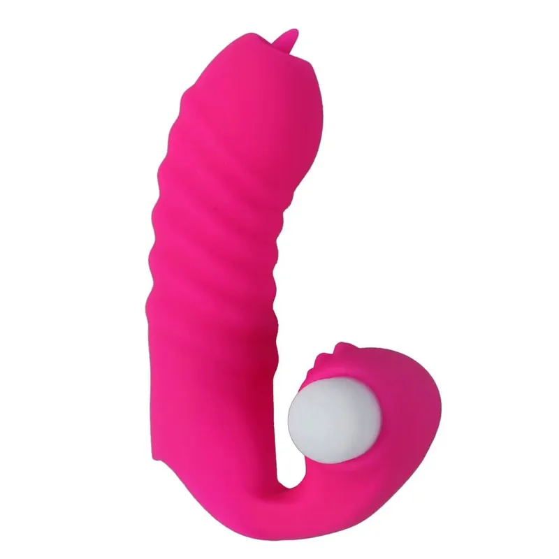 Finger Hülse Vibrator Weibliche Masturbator Klitoris Stimulieren Zunge Lecken Vagina Massager Erotische Sex Spielzeug Für Frauen Produkte