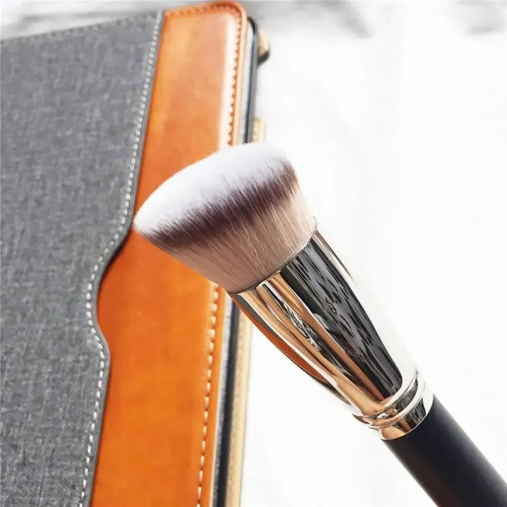 The Synthetic Rounded Slant Foundation Brush 170 Eye Blending Brush 217s Your Must Have Face and Eye Makeup Brushes — image 3