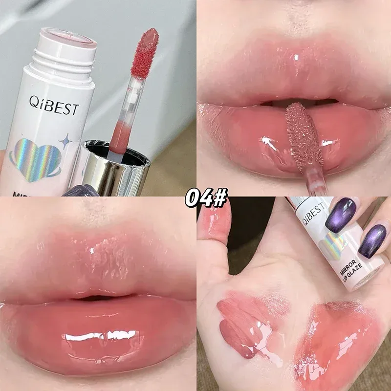 Liquid Lip Gloss Lipstick Glossy Finish High-Shine Lasting Moisturize Non-Stick Glassy Lip Glaze Makeup Lip Stain Pigment — image 5