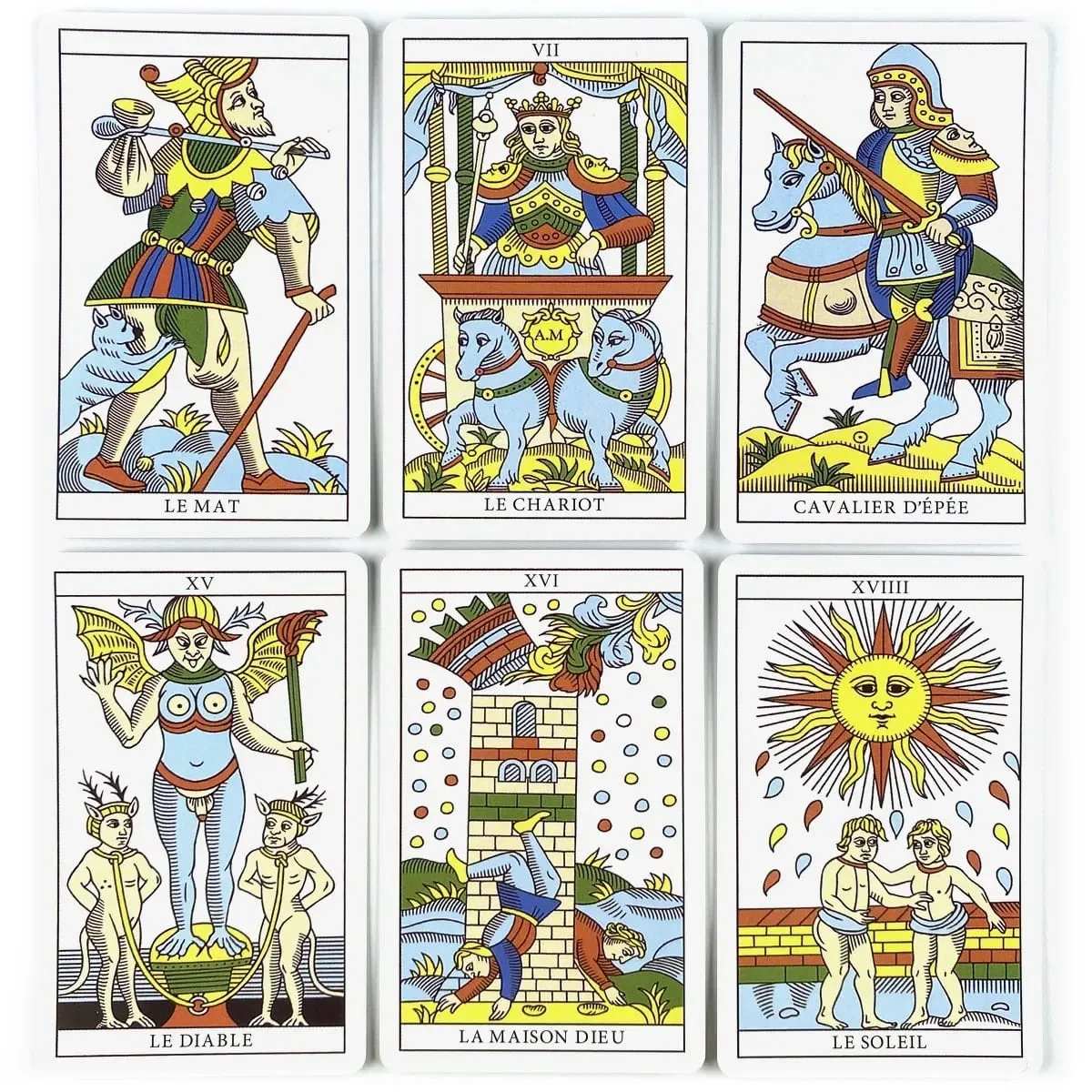 Mini Tarot Of Marseille Tarot Deck Leisure Party Table Gameplay Fortune-telling Prophecy Oracle Cards Entertainment Board Game — image 3