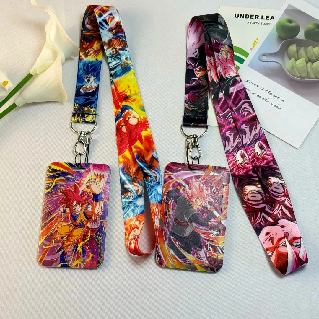 Dragon Ball Credential Holder Japanese Anime Lanyards for Key Neck Strap For Card Badge Gym Keychain Keyring Accessories Gifts — image 5