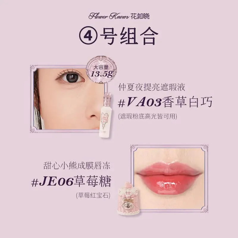 Flower Knows Concealer Lip Glaze Duo Brightening Concealer & Glossy Lip Lacquer 2-Piece Set for Flawless Base & Juicy Lips — image 11