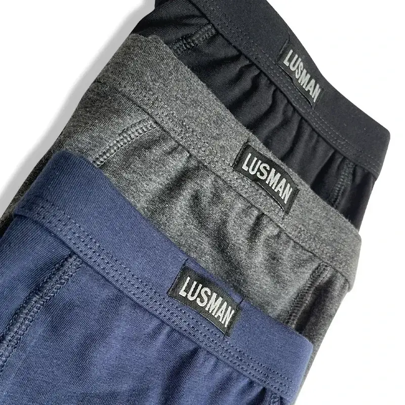 Pack of 1/2/3 Men's Cotton Boxers Plus Size for 95-220kg Large Size Underwear High Quality 0XL-8XL