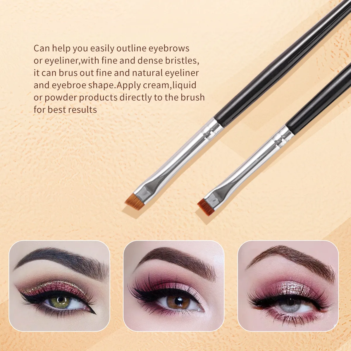 OVW Ultimate Eye Makeup Brush Set: Precision Eyeliner Detailing Blending Concealer and All-Purpose Brushes for Flawless Arti — image 2
