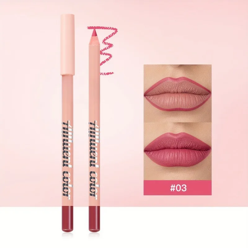 6 Color Waterproof Lip Liner Pencil Long Lasting Natural Lipliner Pen Red Contour Tint Sexy Dark Red Pink Matte Lipstick Pencil — image 8