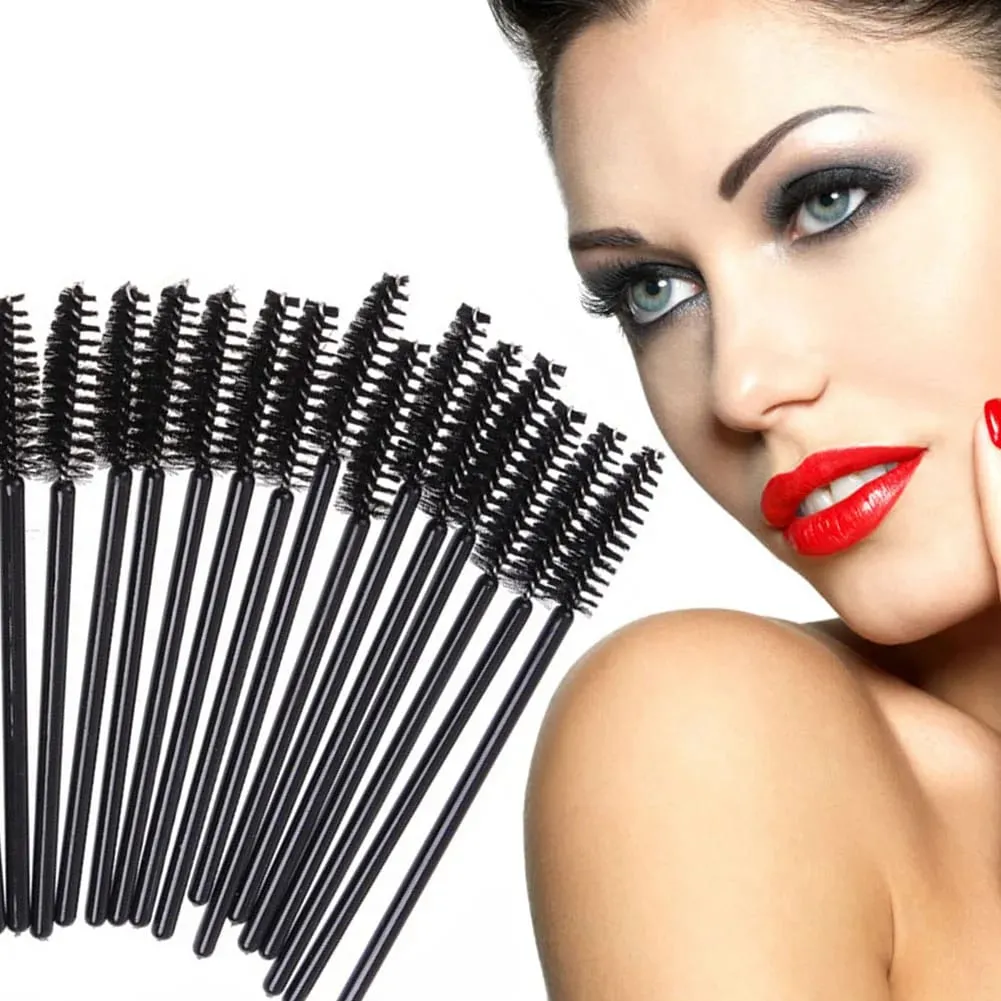 Wholesale Lash Brushes Eyelashes Extension Brush 100/300pcs For Woman And Man Mascara Wands Applicator Spoolers Makeup Tools — image 6