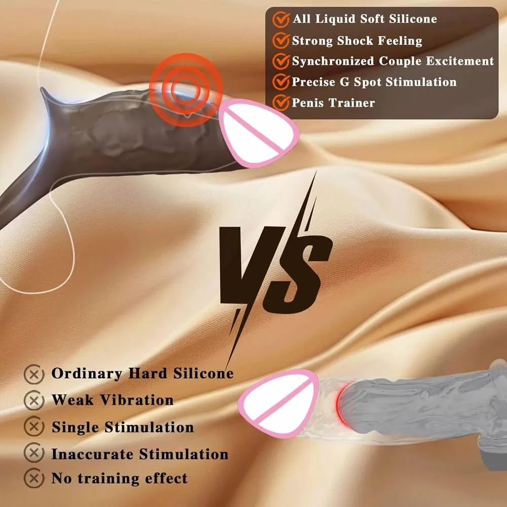 Silicone Condoms For Men Dick Delay Ejaculation Sex Toys Penis Enhancer Extender Reusable Condom Sexmachine Male Maturbator — image 5
