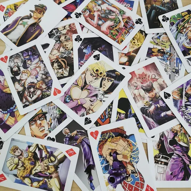 Cosplay Board Game Cards Joseph Joestar Kujo Jotaro Josuke Hardcover Poker Toy Gift With Box — image 6