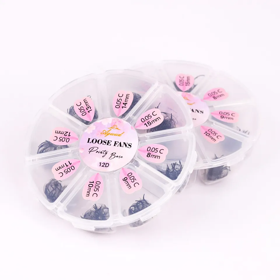 All Size 3D-40D Loose Fan Eyelash Extensions Mega Volume Fans Pointy Base Premade Fans Bouquet Professional Makeup Lashes