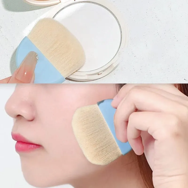 Sada 6 mini štětců na make-up s krabičkou Přenosný kosmetický pudrový podkladový krém na tváření a korektor na make-up štětce Make-up Tool — image 6