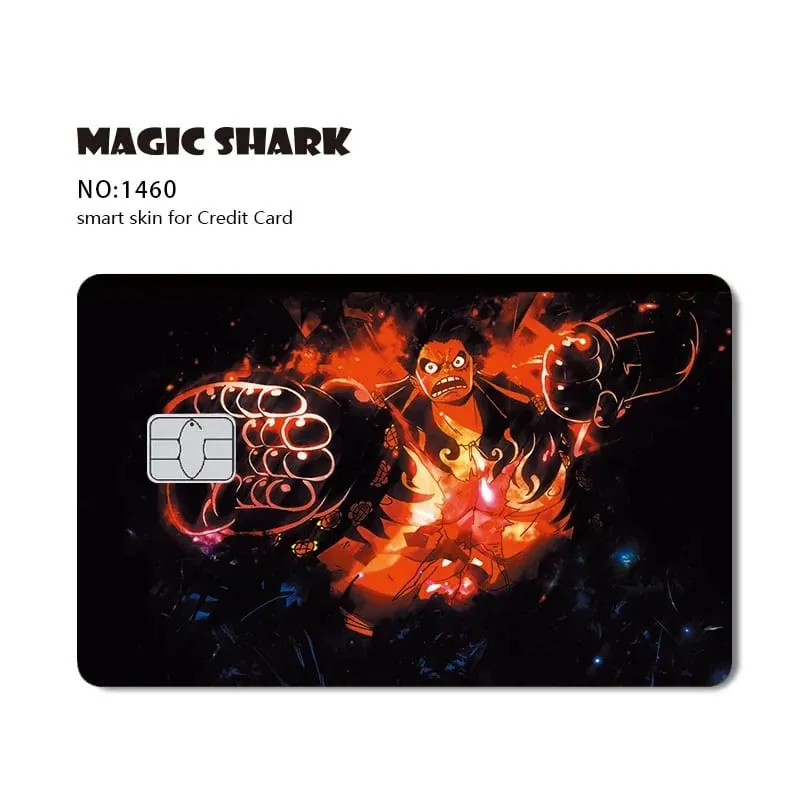 Hot Sale Maigc Shark Anime Chopper Luffy Nami Waterproof Front Side Sticker Film Skin for Credit Debit Card — image 13