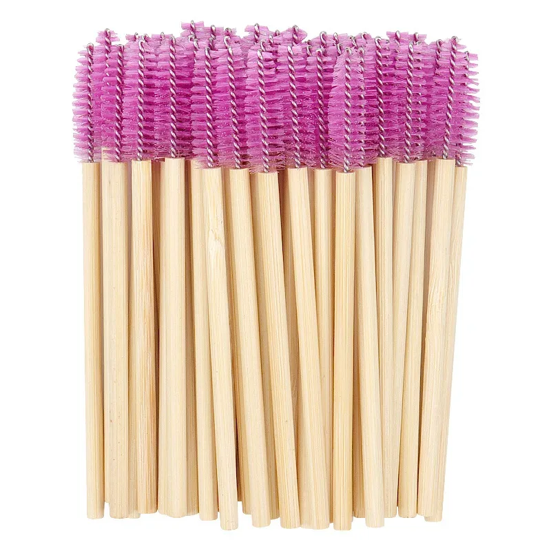 Wooden Makeup Mascara Brushes Wand Disposable Cosmetic Makeup Eyebrow Brush Applicator Eyelash Extension Cosmetic Brushes Tools — image 8