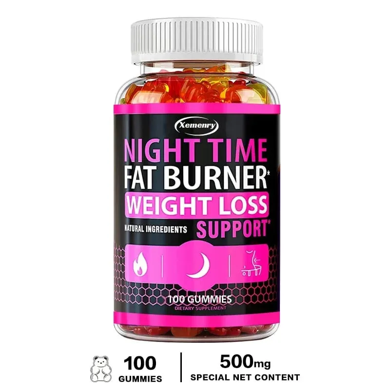 Nighttime Fat Burning Gummies - Fat Burning Metabolism Boosting Healthy Weight ManagementSupplementsSupplements — image 9