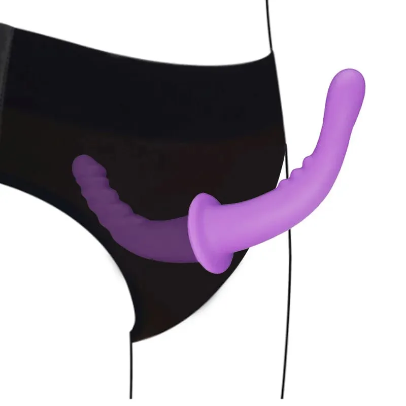 Double Heads Dildo Clitoris Stimulator Anal Plug Vagina Massager G Spot Dildo Penis Masturbation Sex Toys for Men Women Couple