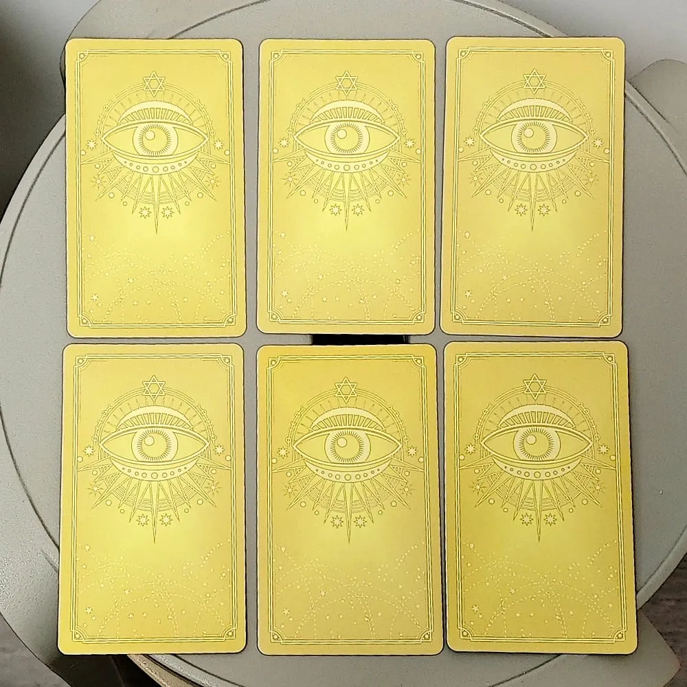 10.3*6cm Golden Waite Tarot Spanish Language Español 78 Pcs Tarot Cards Pocket Edition — image 2