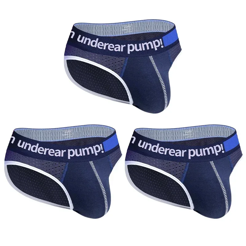 남자의 낮은 허리 슬리밍 메쉬 팬티 U 볼록한 주머니 탄성 허리띠 통기성 다채로운 Jockstrap 속옷