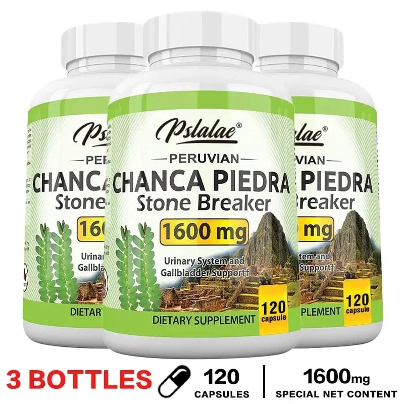 Chanca Piedra Capsules 1600mg - Kidney Stone Crushing Urinary Tract Support Non-GMOSupplements — image 8
