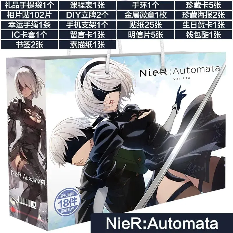 Anime Lucky Gift Bag Bungou Stray Dogs Haikyuu Collection Toy Include Postcard Poster Bookmark Lomo Cards Genshin Impact Figure — image 37