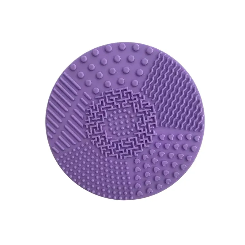 1pc Colorful Heart Shape Clean Make Up Brushes Wash Brush Silica Glove Scrubber Board Cosmetic Cleaning Tools For Makeup Brushe — image 11