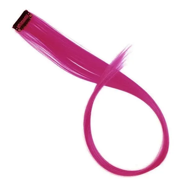 22Inch Synthetic Long Straight Clip In Hair Extensions High Temperature Hairpieces Rainbow Colors Hair Accessories for Women — image 14