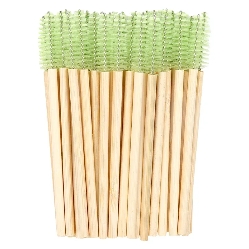 Wooden Makeup Mascara Brushes Wand Disposable Cosmetic Makeup Eyebrow Brush Applicator Eyelash Extension Cosmetic Brushes Tools — image 11