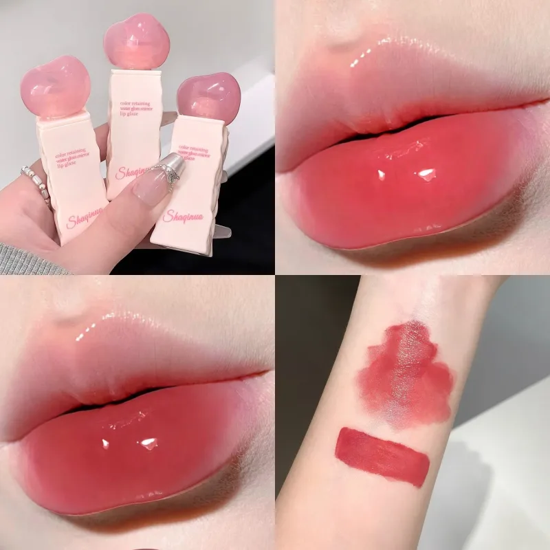 Clear Moisturizing Mirror Water Liquid Lipstick Lasting Hydrating Pink Lip Gloss Plumping Sexy Lip Tint Makeup Korean Cosmetics — image 12