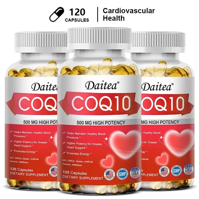 CoQ10 500 mg Softgels - Ultra High Absorption CoQ10 Supplement - Antioxidant Supplement for Vascular and Heart Health — image 10