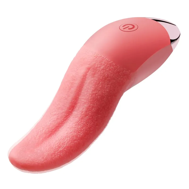 Klitoral Nipple Licking Vibrator Vaginal Anal Orgasme Stimulator med 10 vibrationstilstande Voksen Sexlegetøj til Par Fornøjelsesspil