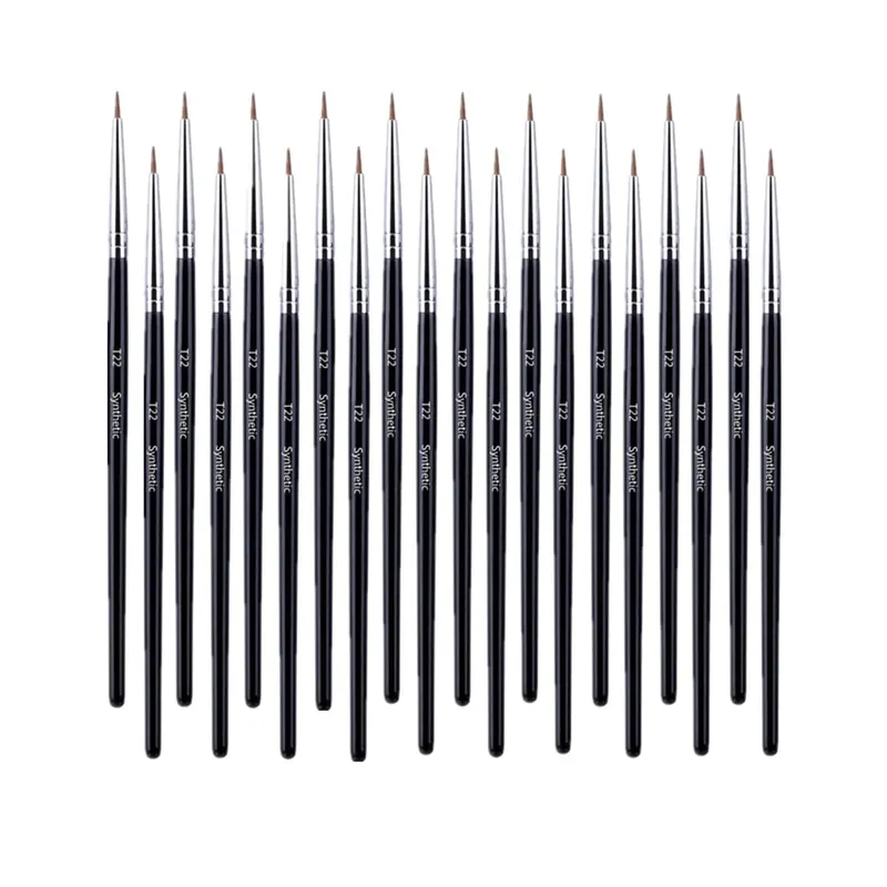 5/10/20/50 Pcs Brow Contour Makeup Brushes Eyebrow Eyeliner Brush Professional Super Thin Angled Liner Eye Brush Make Up Tools — image 19